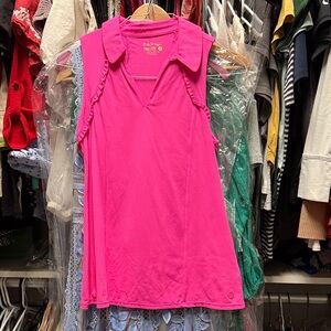 Lilly Pulitzer Vibrant Pink Sleeveless Blouse